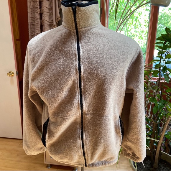 Weather Perfect Other - Weather Perfect zip up cream fleece sweatshirt